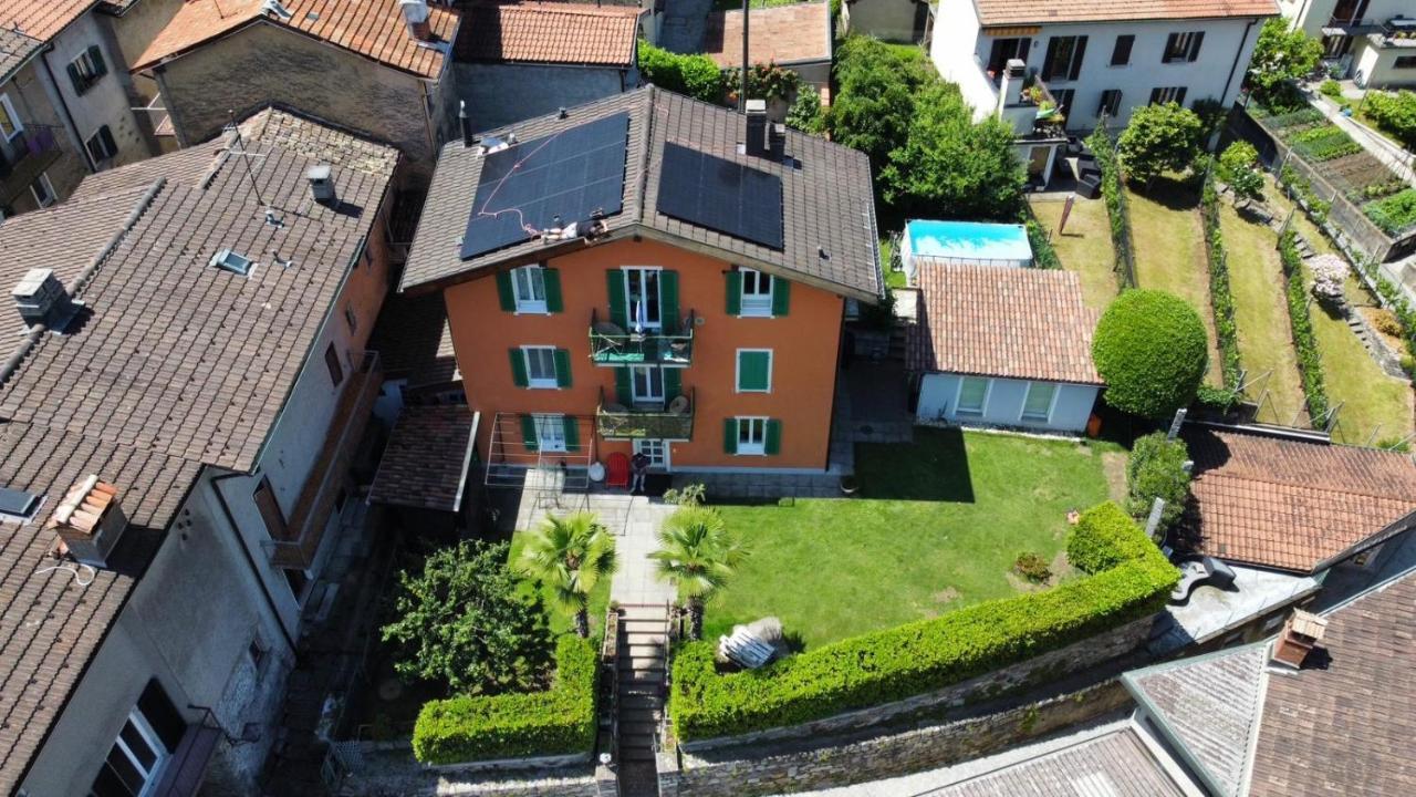 Comano Lugano Ticino - B&B Walterina Bagian luar foto