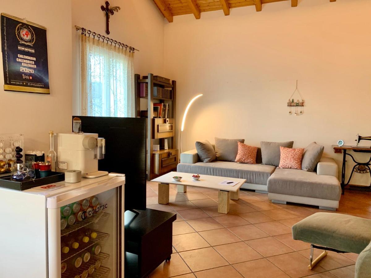 Comano Lugano Ticino - B&B Walterina Bagian luar foto